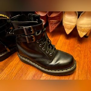 double buckle dr martens